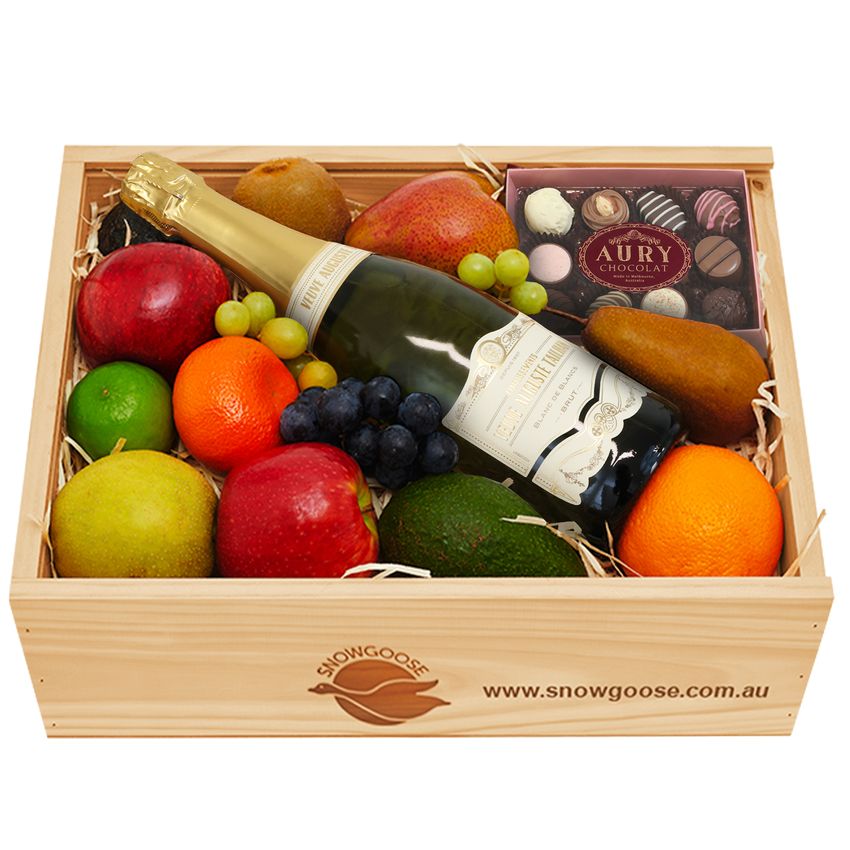 Mixed Fruit, Bubbly & Fine Chocolates