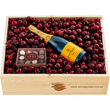 Cherry, Fine Chocolates & Veuve Large