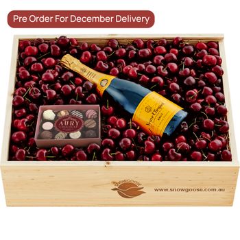 Cherry, Fine Chocolates & Veuve Large