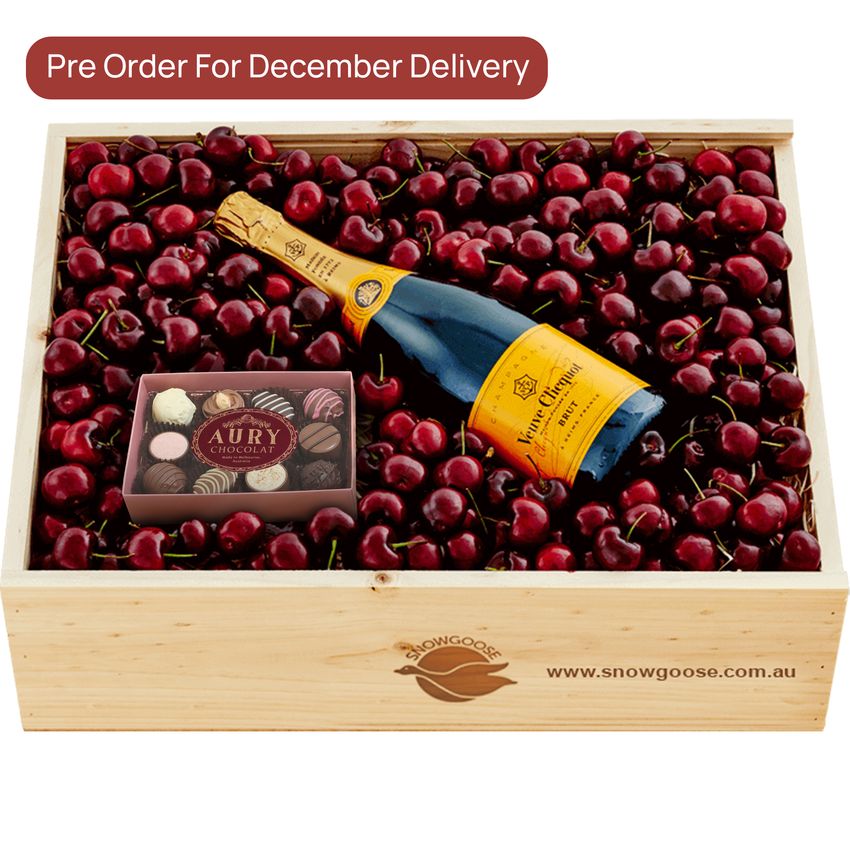 Cherry, Fine Chocolates & Veuve Large