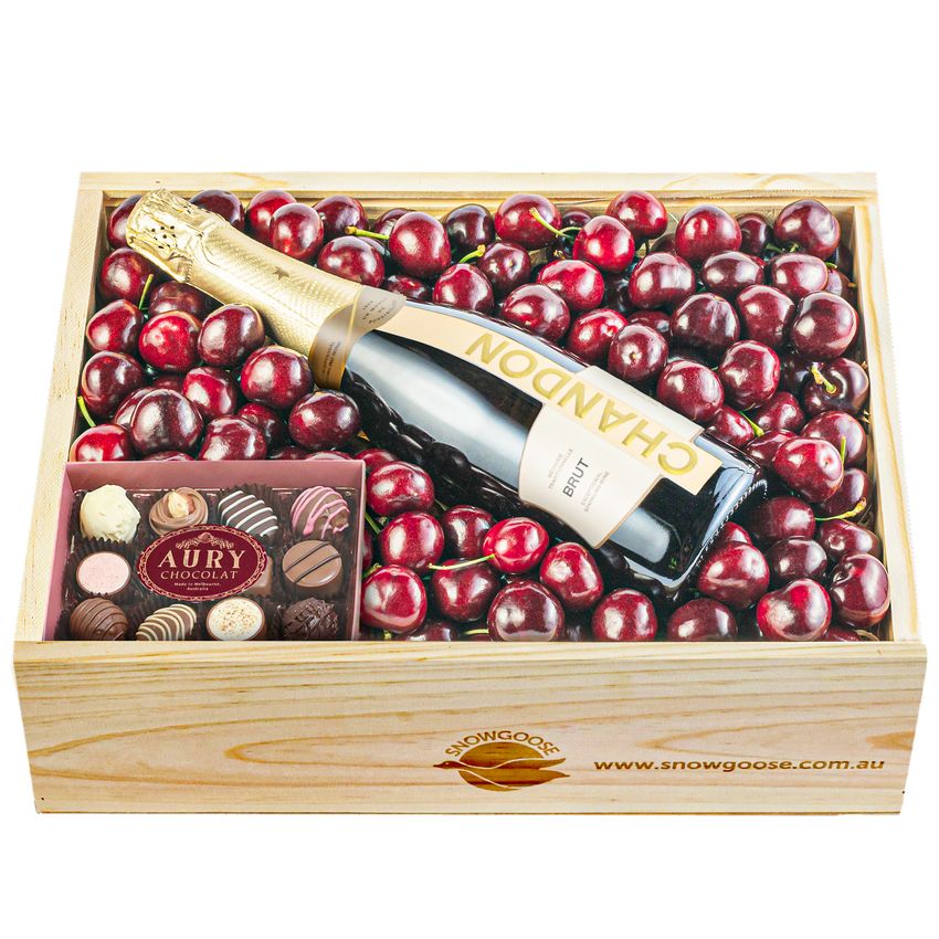 Cherry, Fine Chocolates & Chandon