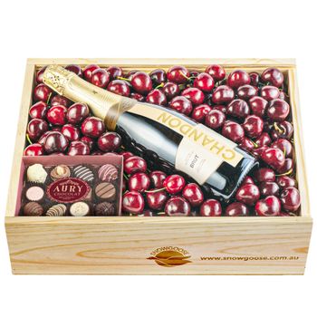 Cherry, Fine Chocolates & Chandon