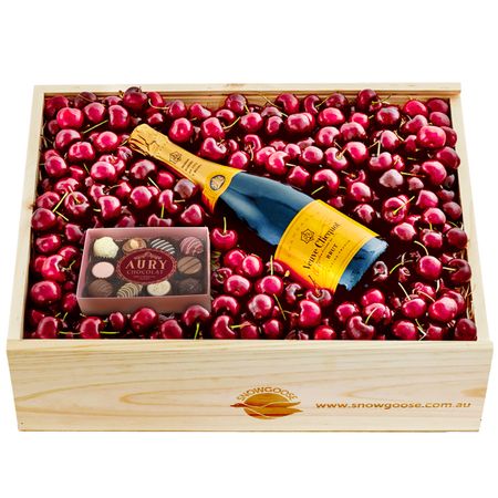 Cherry, Fine Chocolates & Veuve Large