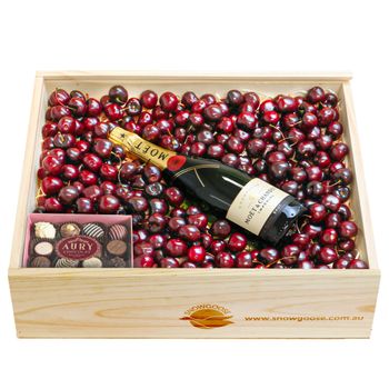 Cherry, Fine Chocolates & Moet Large