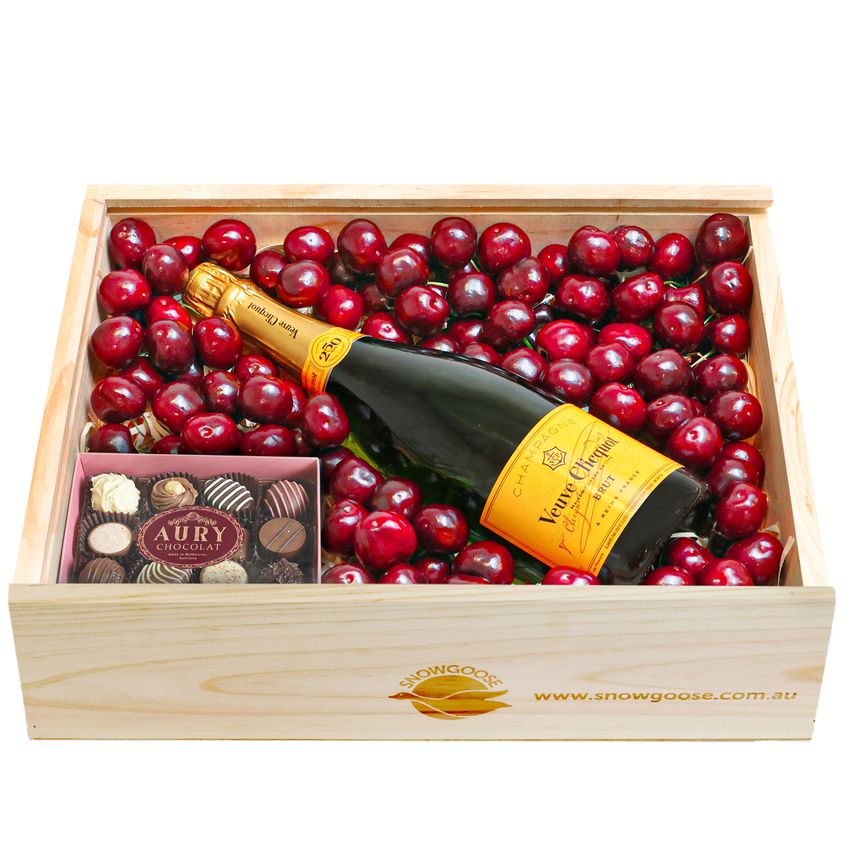 Cherry, Fine Chocolates & Veuve