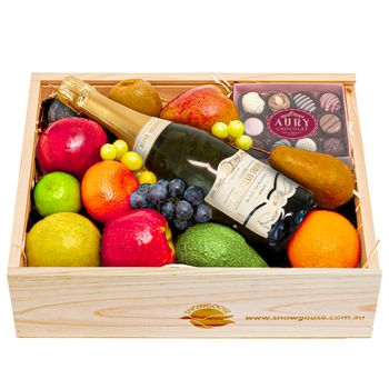 Mixed Fruit, Bubbly & Fine Chocolates