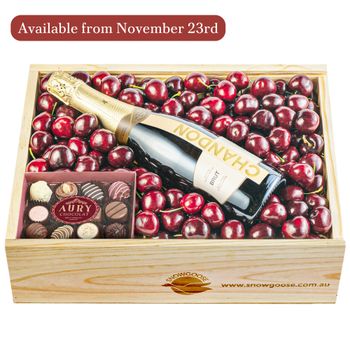 Cherry, Fine Chocolates & Chandon