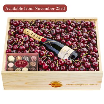 Cherry, Fine Chocolates & Moet Large